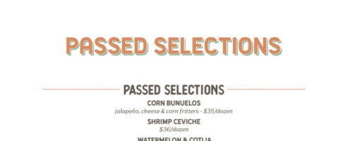 PASSED SELECTIONS