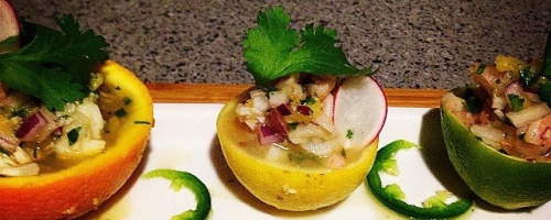 Ceviche 3 ways