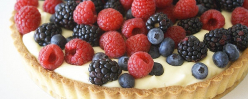 Lemon Berry Tart w/ Fresh Fruit