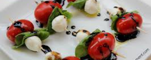 Caprese Salad skewers