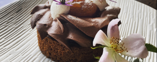 Palet breton et sa ganaches fouettée au chocolat bio