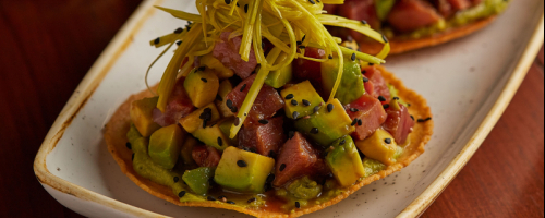 Tostada de atun