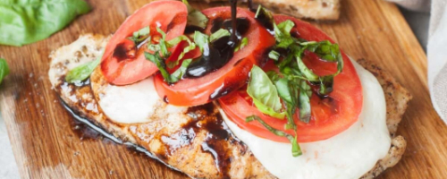 Caprese chicken salad