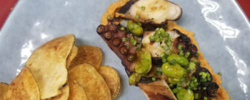 Pulpo y papas