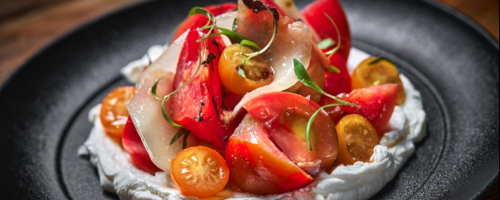 Ensalada de tomate y melon