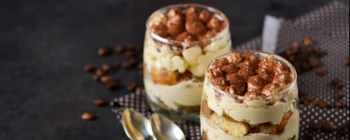 Tiramisú con coñac y speculoos.