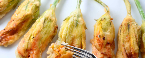 Stuffed Zucchini Blossoms