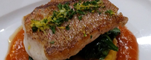 Pan Seared Red Snapper