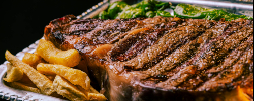 Steak au Poivre with Red Wine Pan Sauce