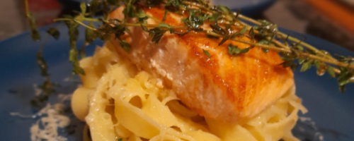 Fettuccini with Salmon