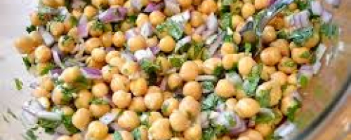 Chick Pea Cilantro and Cumin Salad