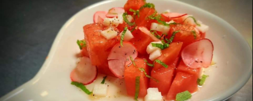 Watermelon salad